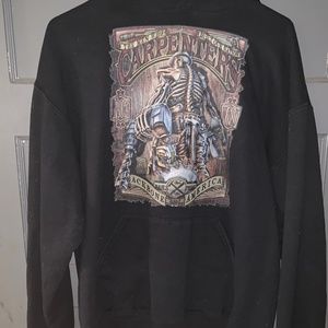 Jerzeez Black hoodie size large